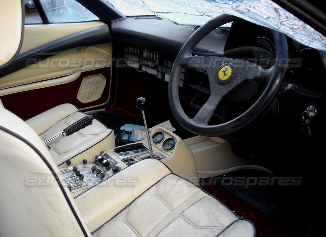 Ferrari 308 Quattrovalvole (1985) with 29,151 Miles, being prepared for breaking #2