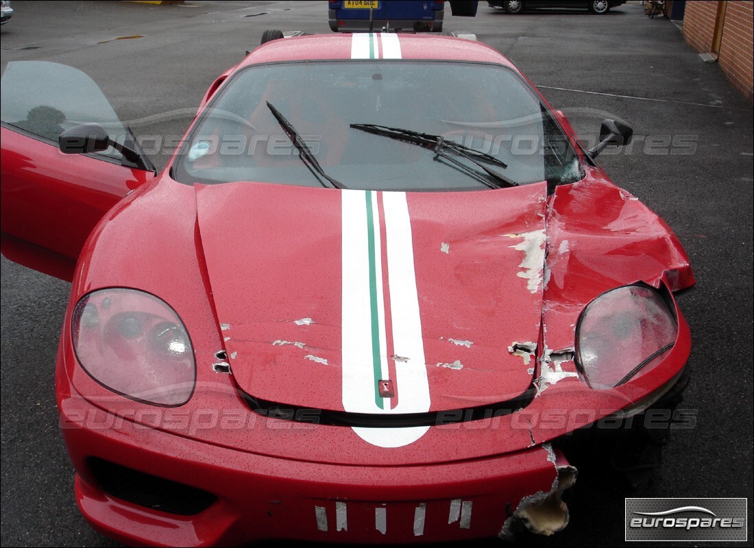 Ferrari 360 Modena with 3,000 Kilometers, being prepared for breaking #8