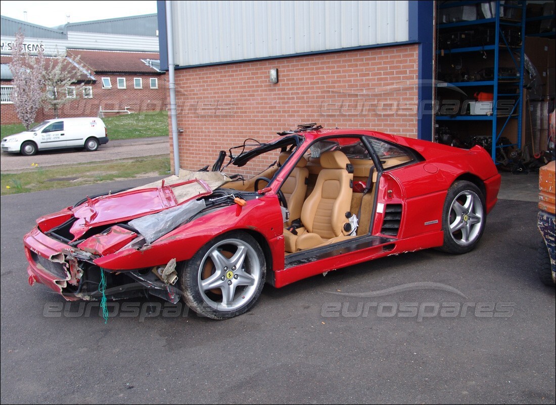 Ferrari 355 (2.7 Motronic) getting ready to be stripped for parts at Eurospares