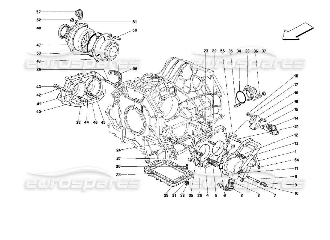 Part diagram containing part number 13543621