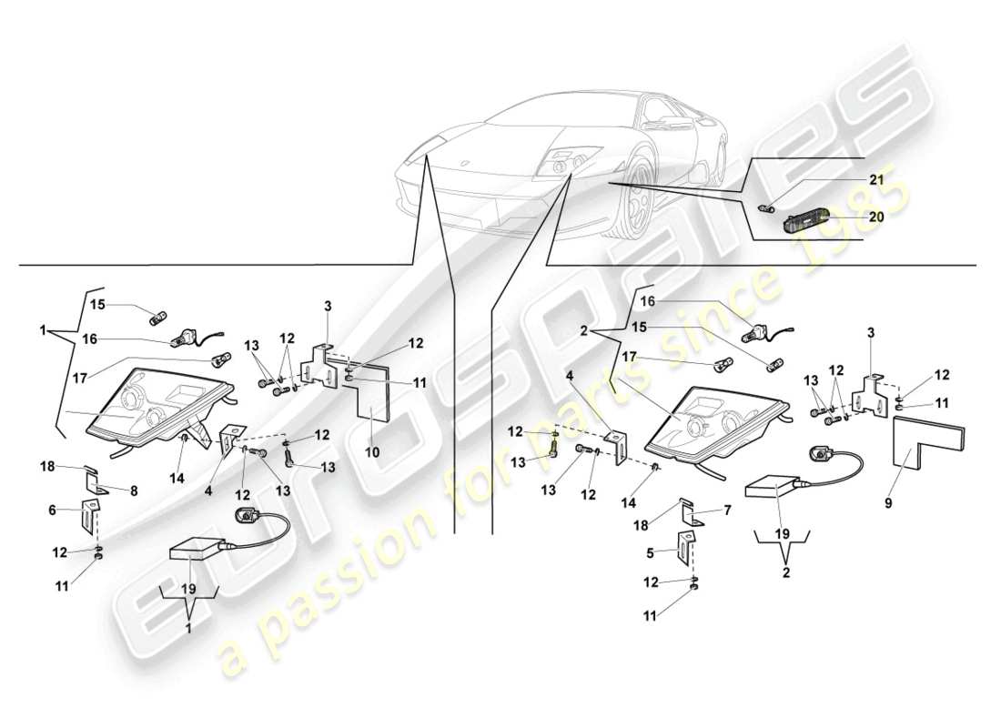 Part diagram containing part number WHT002961