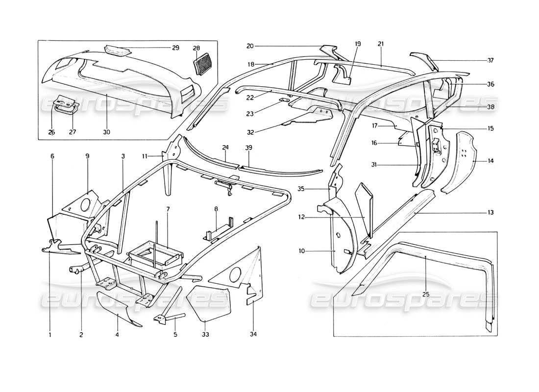 Part diagram containing part number 20279204