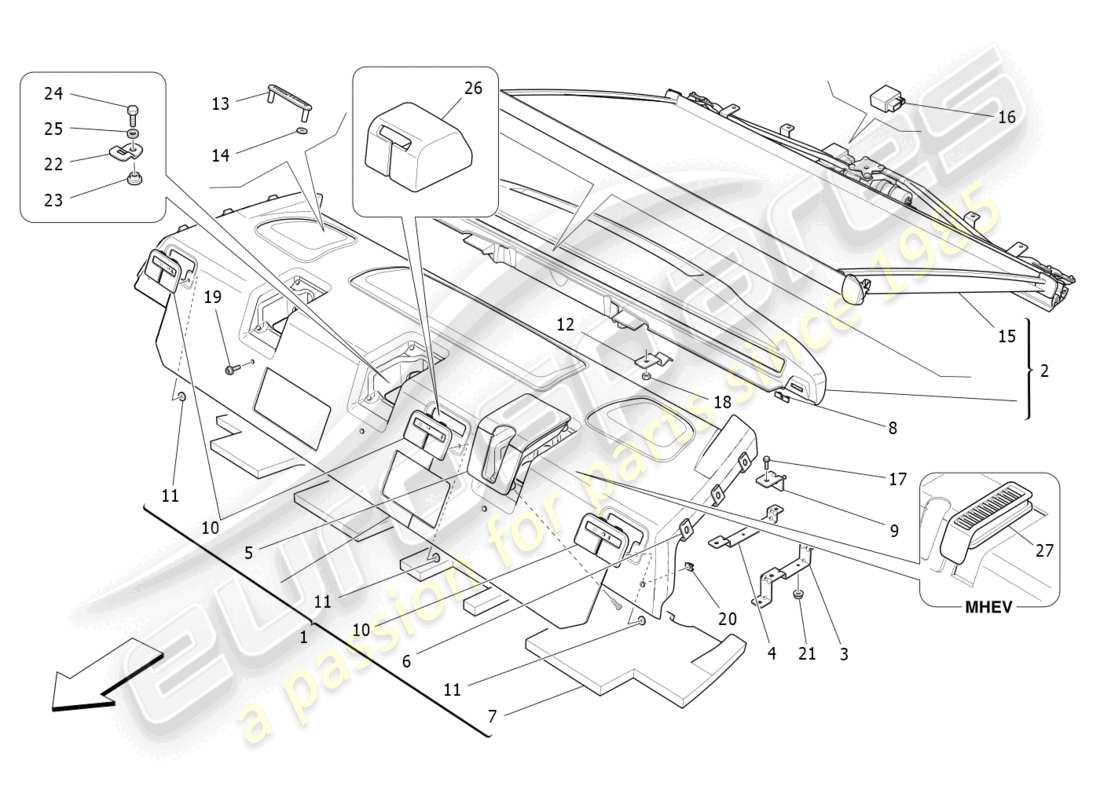 Part diagram containing part number 670049314