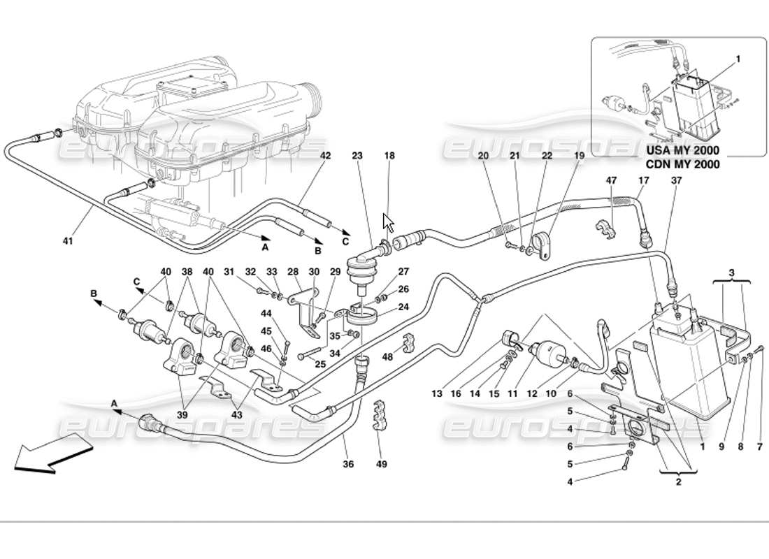 Part diagram containing part number 178536