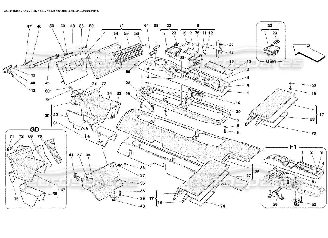 Part diagram containing part number 13274217