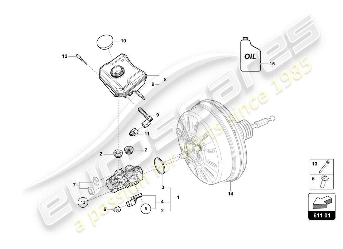 Part diagram containing part number 1S0611377