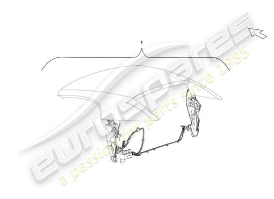 a part diagram from the Lamborghini Gallardo Spyder (2007) parts catalogue