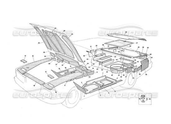 a part diagram from the Maserati QTP.V8 4.9 (S3) 1979 parts catalogue