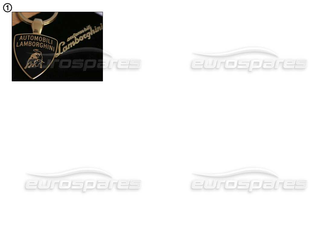 Lamborghini Miscellaneous Lamborghini Key Rings Parts Diagram
