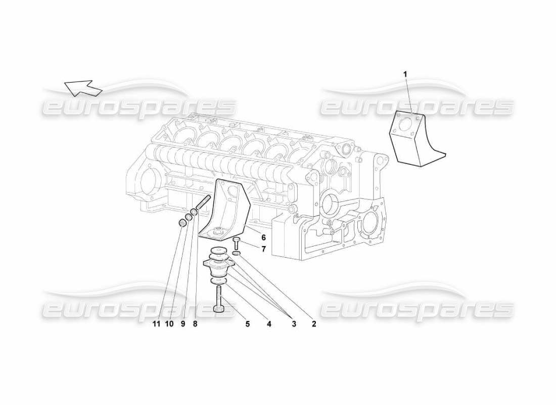 Lamborghini Murcielago LP670 Implantations With Suspensions Part Diagram