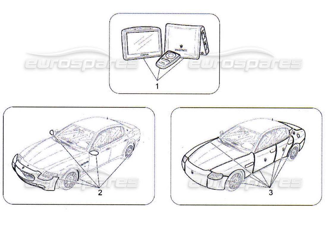 Maserati QTP. (2010) 4.2 after market accessories Parts Diagram