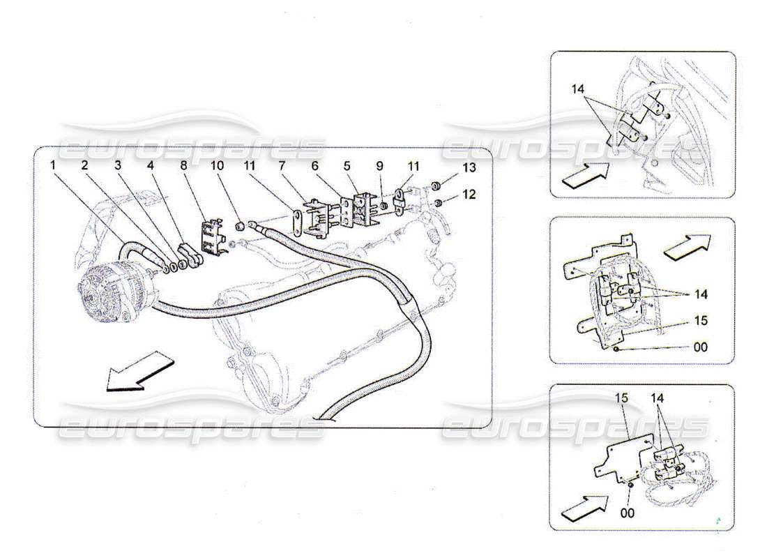 Maserati QTP. (2010) 4.2 main wiring Part Diagram