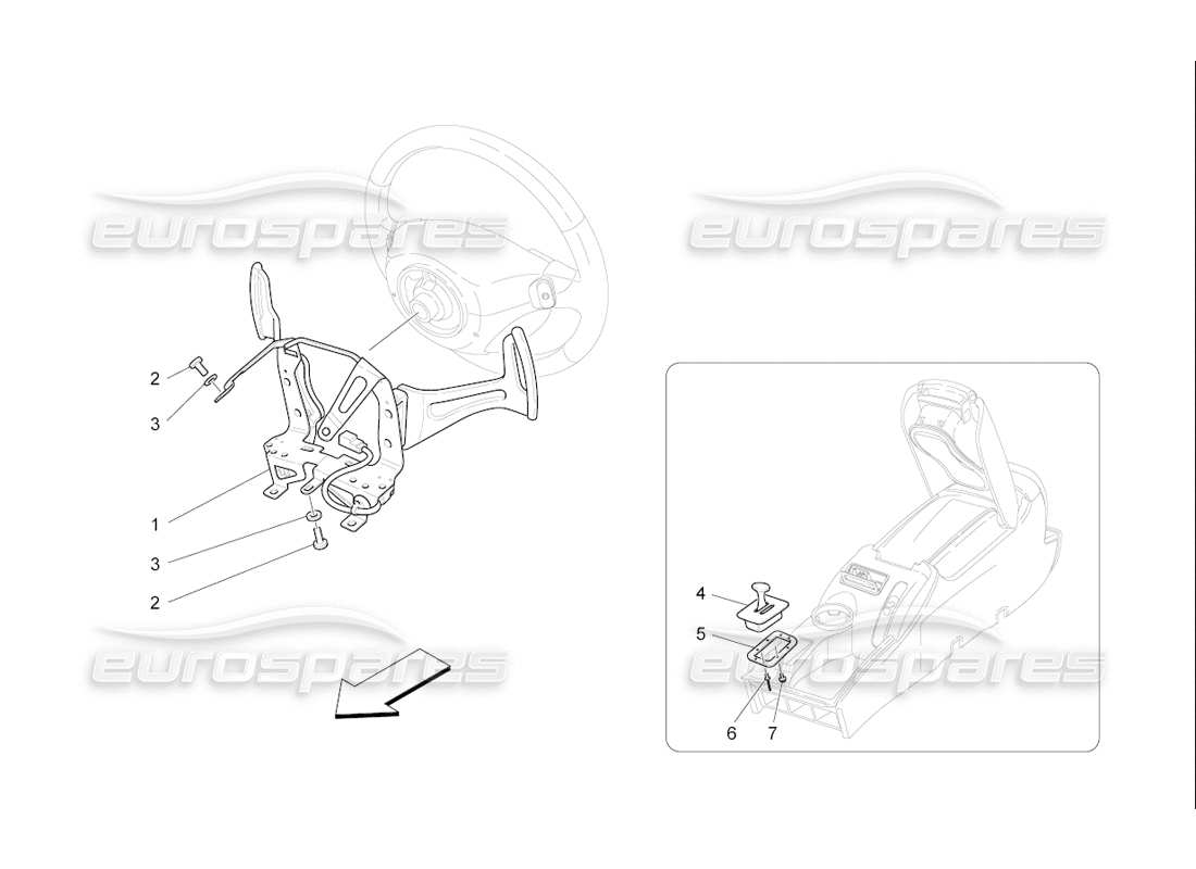 Maserati QTP. (2006) 4.2 F1 Driver Controls For F1 Gearbox Parts Diagram