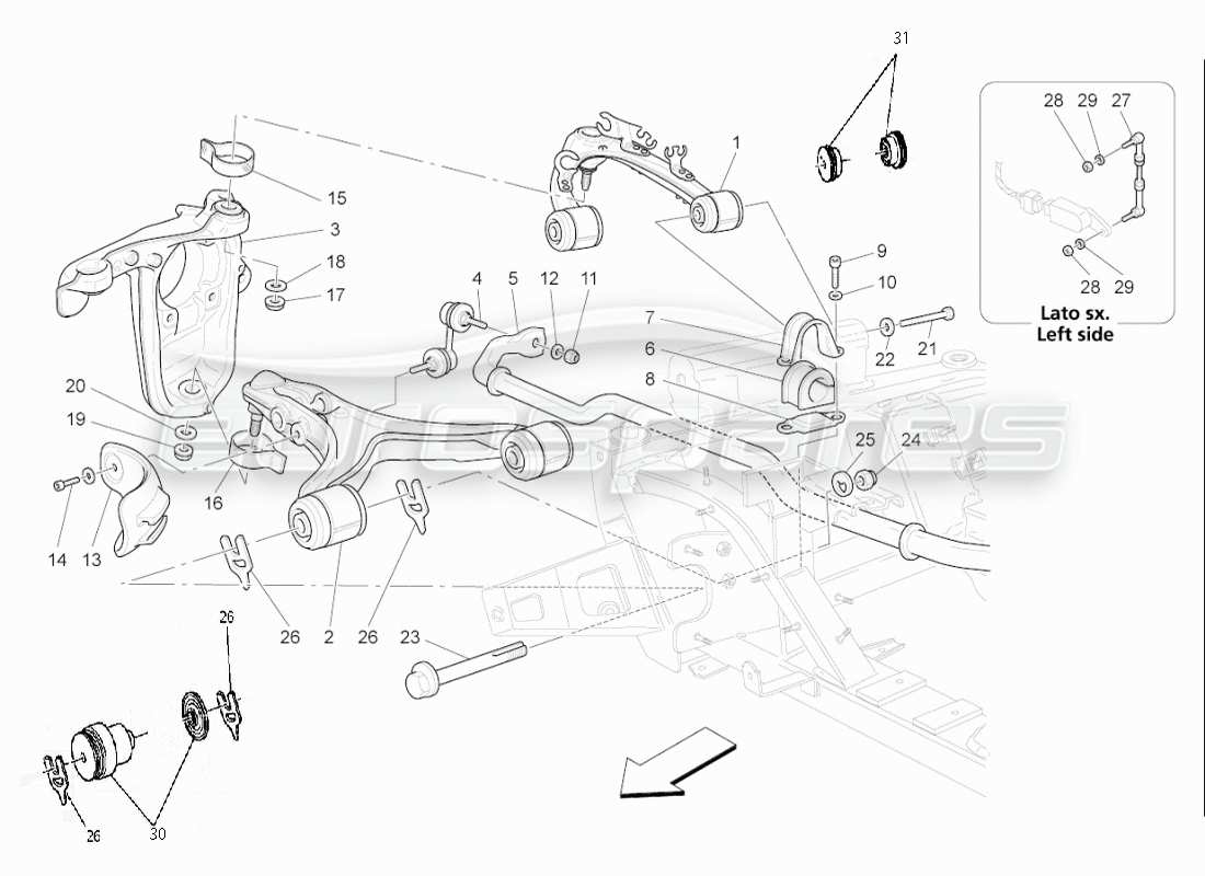 Part diagram containing part number 198042