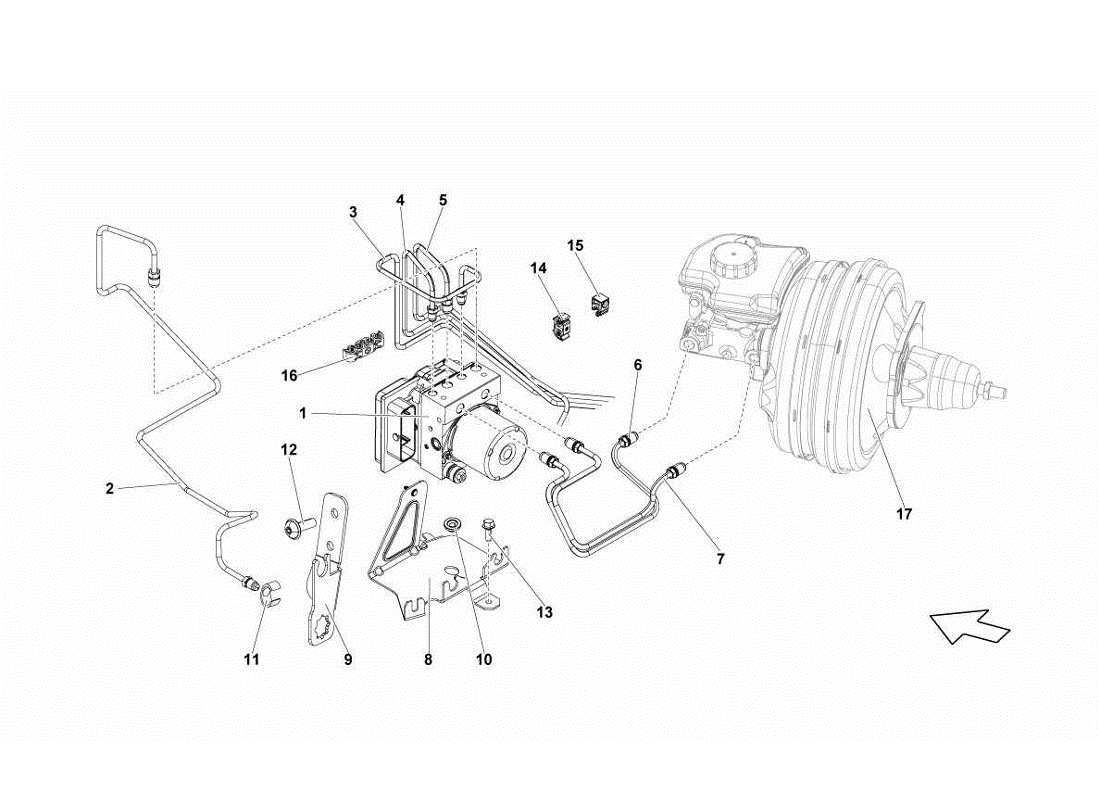 Lamborghini Gallardo LP560-4s update Regulation Of Forces Refraining Parts Diagram