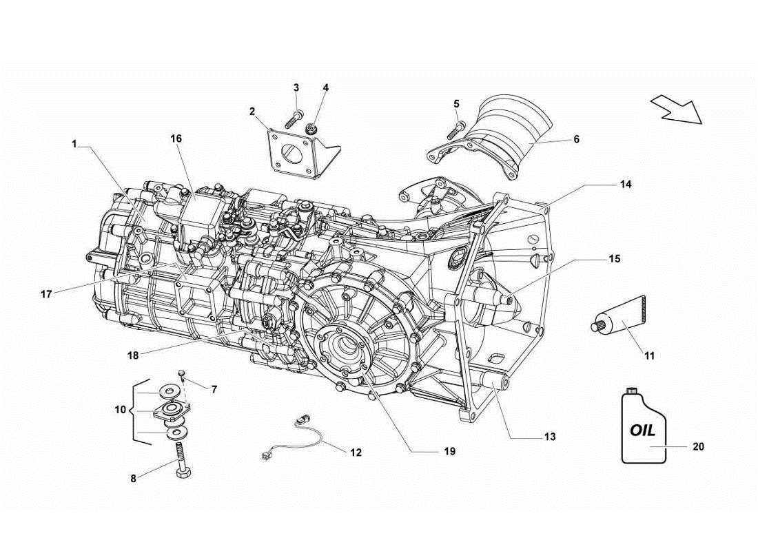 Lamborghini Gallardo LP570-4s Perform Assembly Parts Diagram