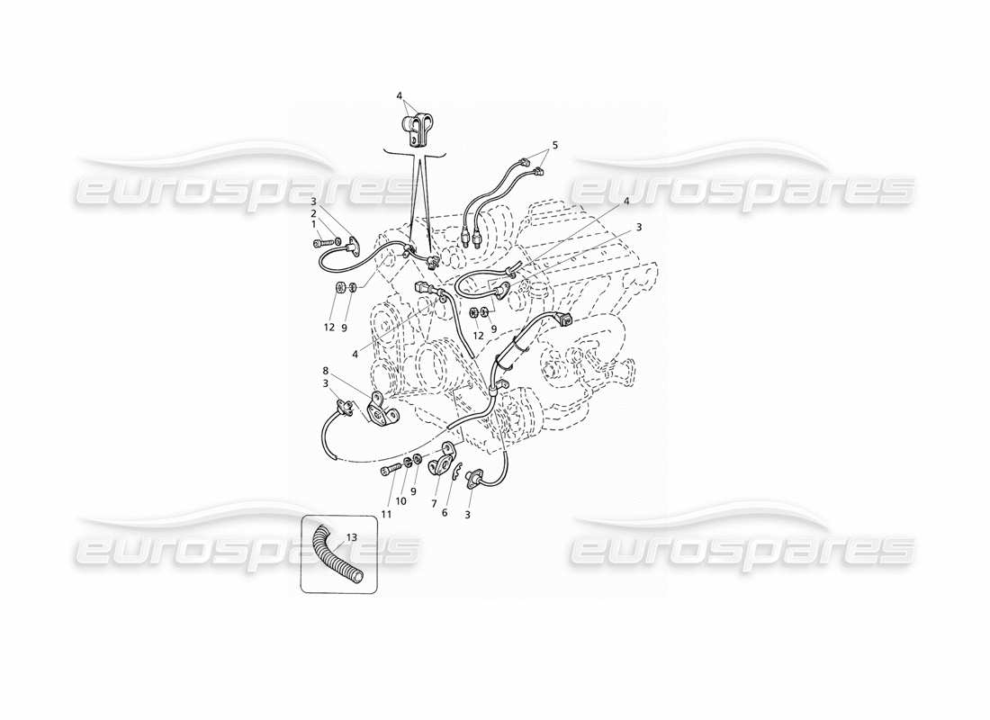 Maserati QTP V6 Evoluzione Ignition System: Sensors Part Diagram