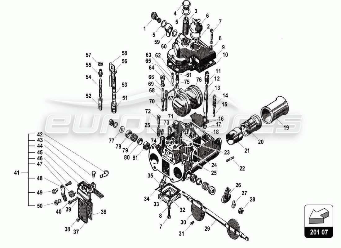 Part diagram containing part number 4135