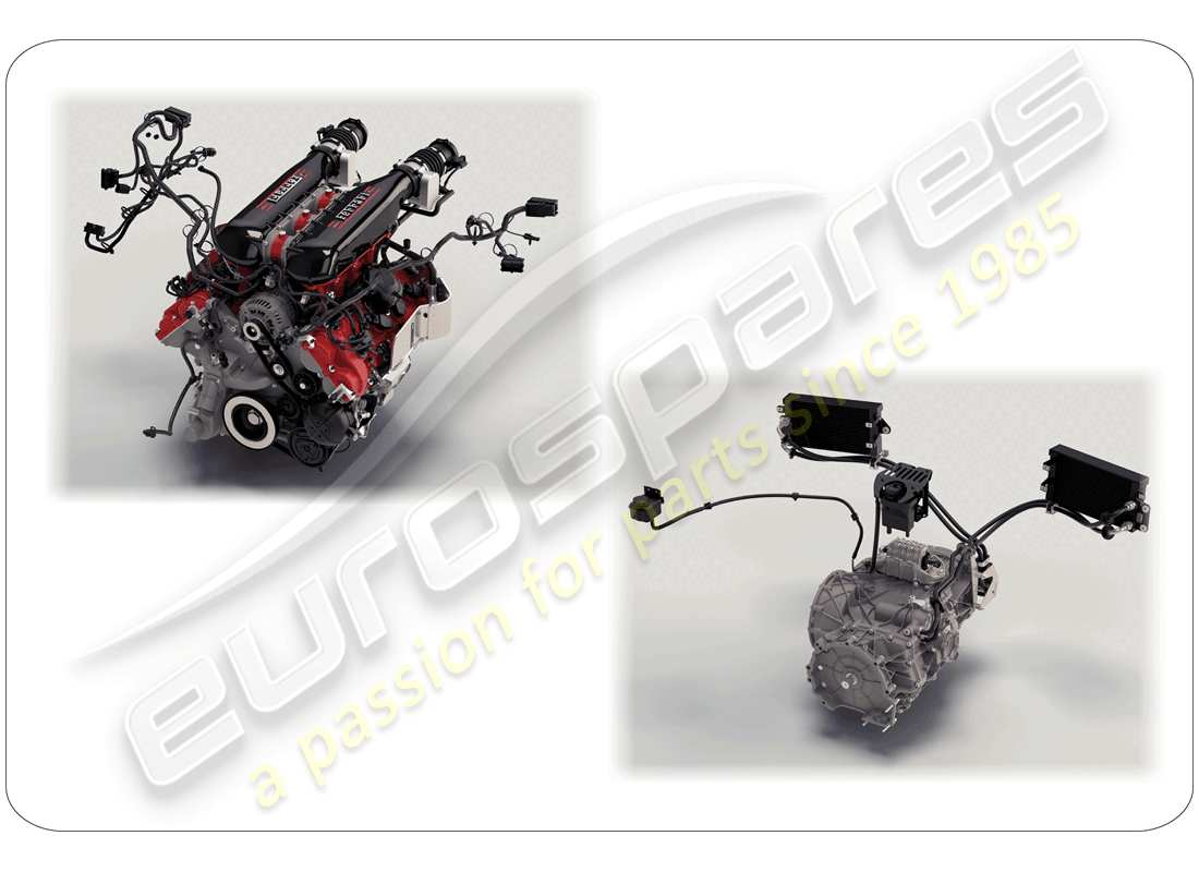 Ferrari 458 Speciale Aperta (RHD) spare assembly units Part Diagram