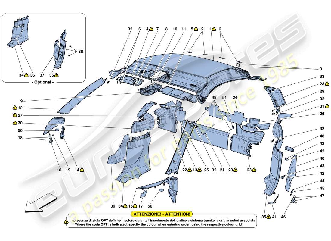 Part diagram containing part number 87735200