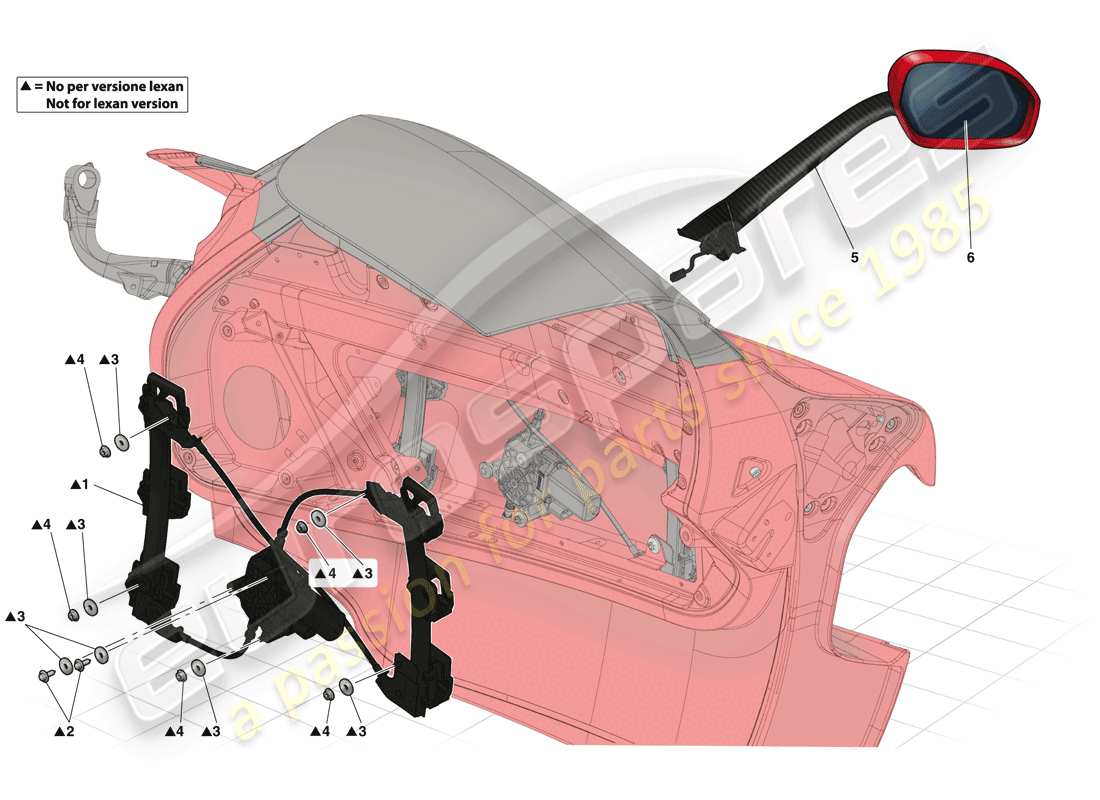 Part diagram containing part number 85186700