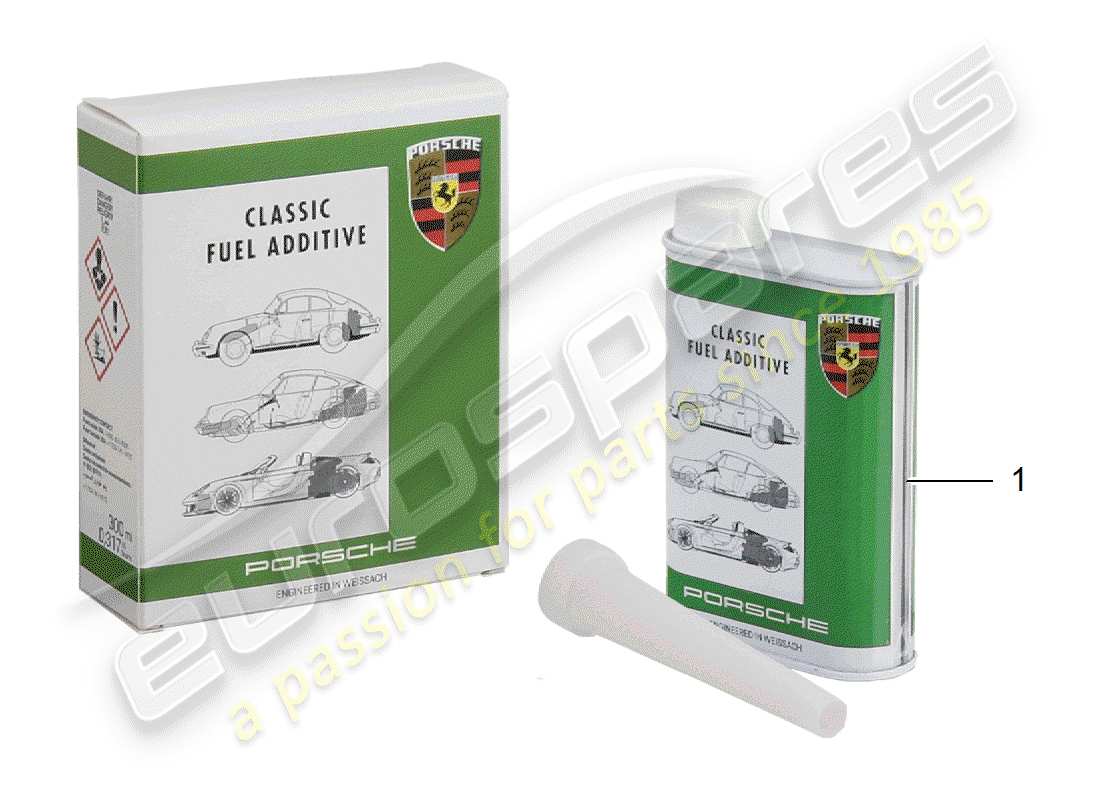 Porsche Classic accessories (1962) PORSCHE CLASSIC - ADDITIVE - FOR FUEL Part Diagram