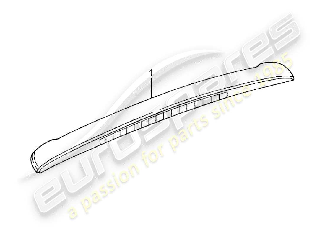 Porsche Classic accessories (1965) ROOF COVER MOULDING Part Diagram