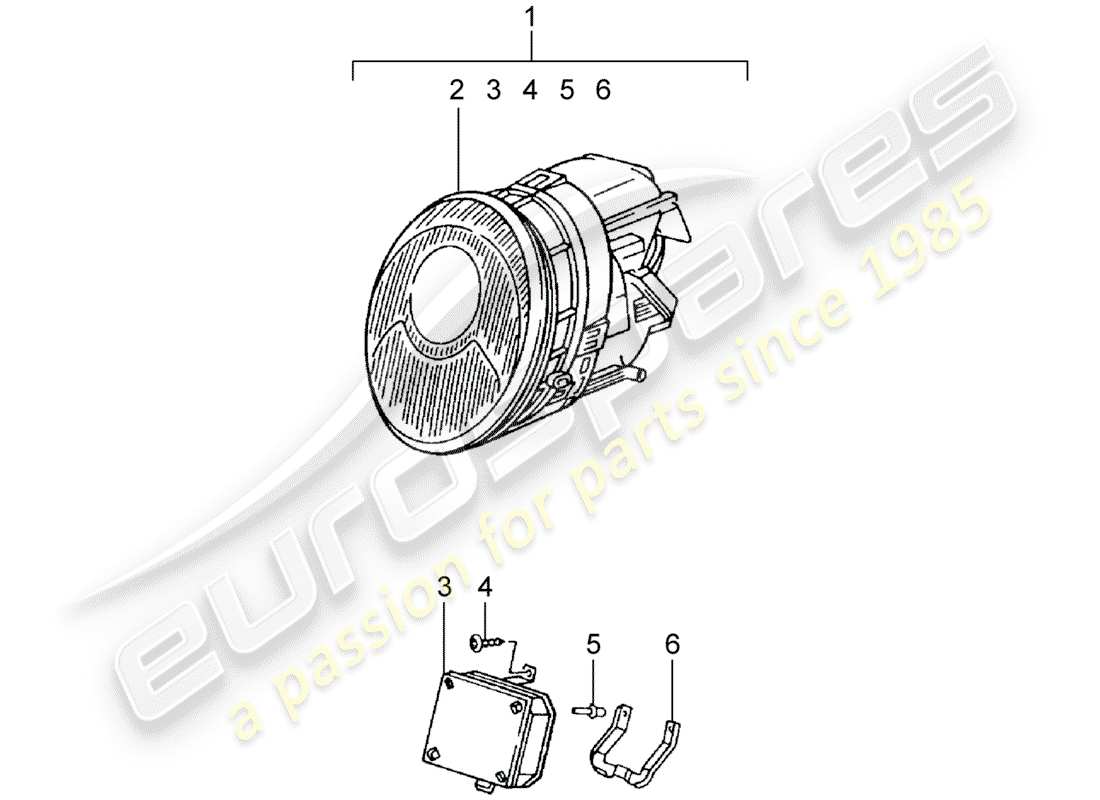 Porsche Classic accessories (1969) HEADLAMP - LITRONIC - TECHNICAL INFORMATION - 911(993) - 9415 - ATTENTION Part Diagram