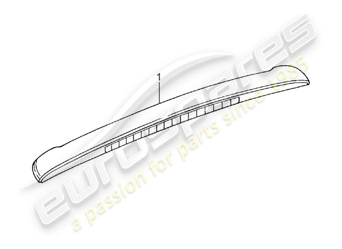 Porsche Classic accessories (2007) ROOF COVER MOULDING Part Diagram