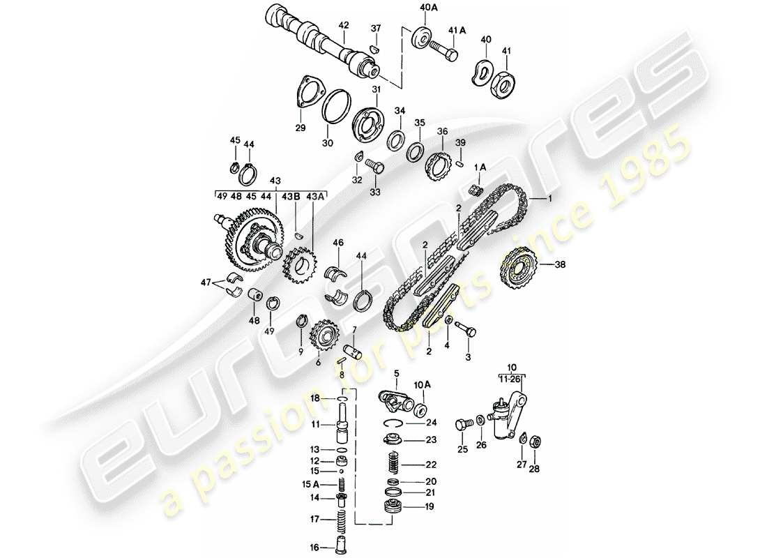 Porsche 911 (1978) VALVE CONTROL Part Diagram