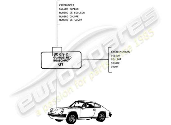 a part diagram from the Porsche 911 (1979) parts catalogue
