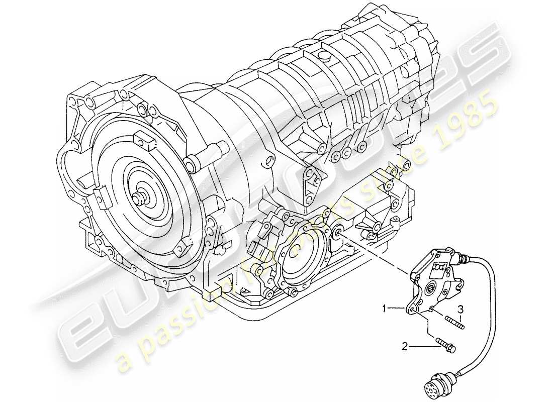 Porsche Boxster 986 (1997) tiptronic - transmission switch Part Diagram