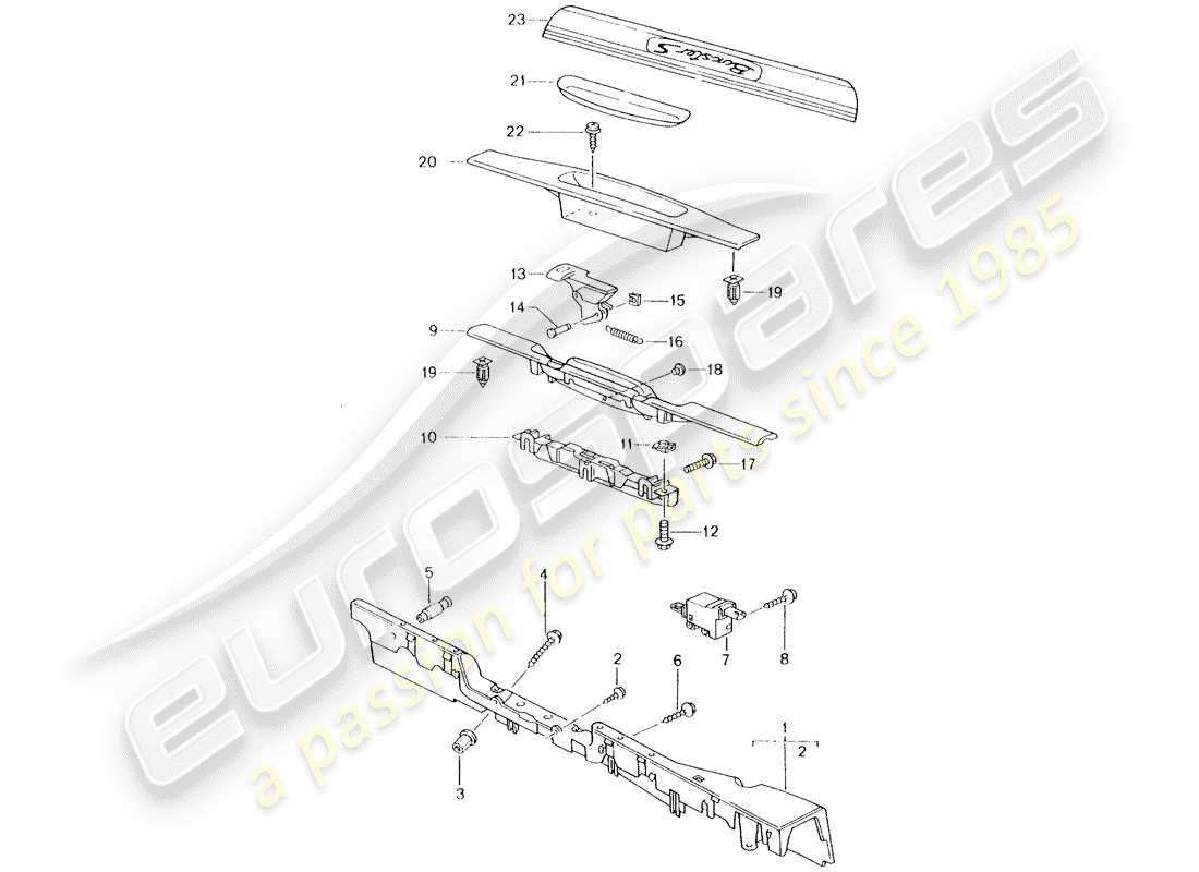 Porsche Boxster 986 (1998) LINING - SILL Part Diagram