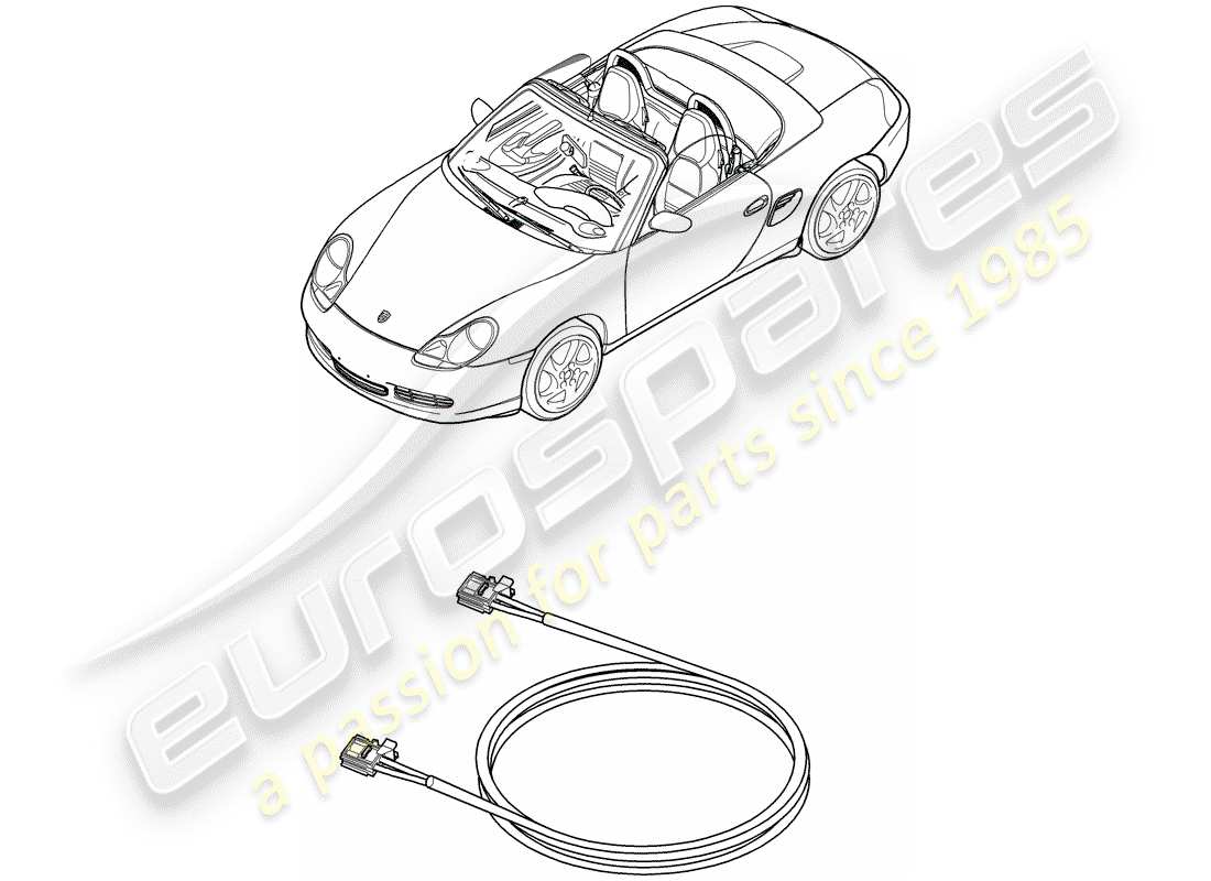 Porsche Boxster 986 (1998) LIGHT FIBRE OPTIC - D - MJ 2003>> Part Diagram