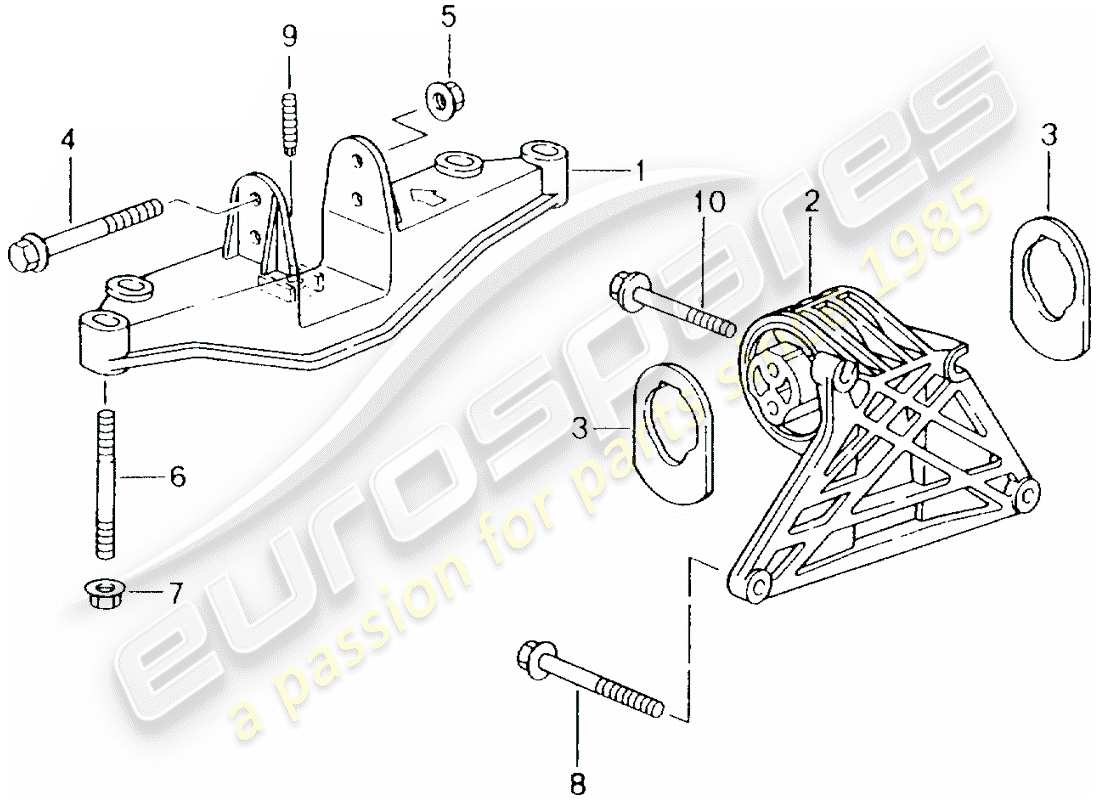Porsche Boxster 986 (2003) ENGINE LIFTING TACKLE Part Diagram