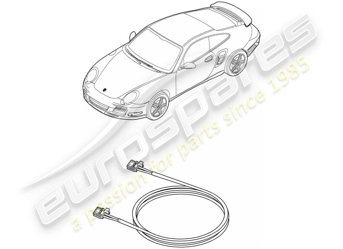 Porsche 911 T/GT2RS (2013) light fibre optic Part Diagram