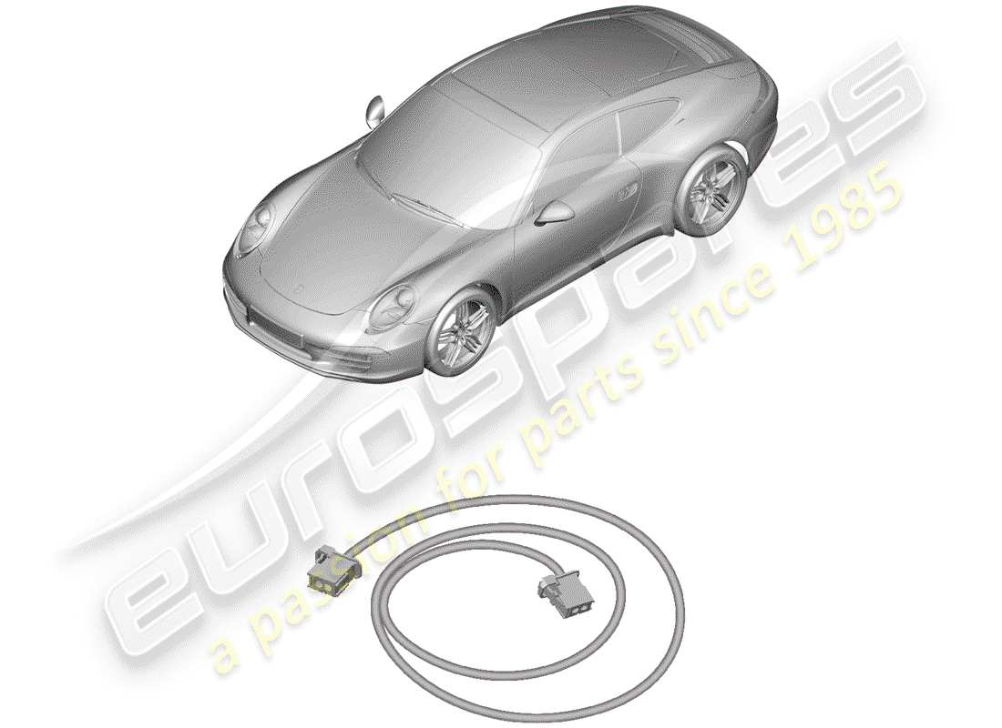 Porsche 991 (2014) wiring harnesses Part Diagram
