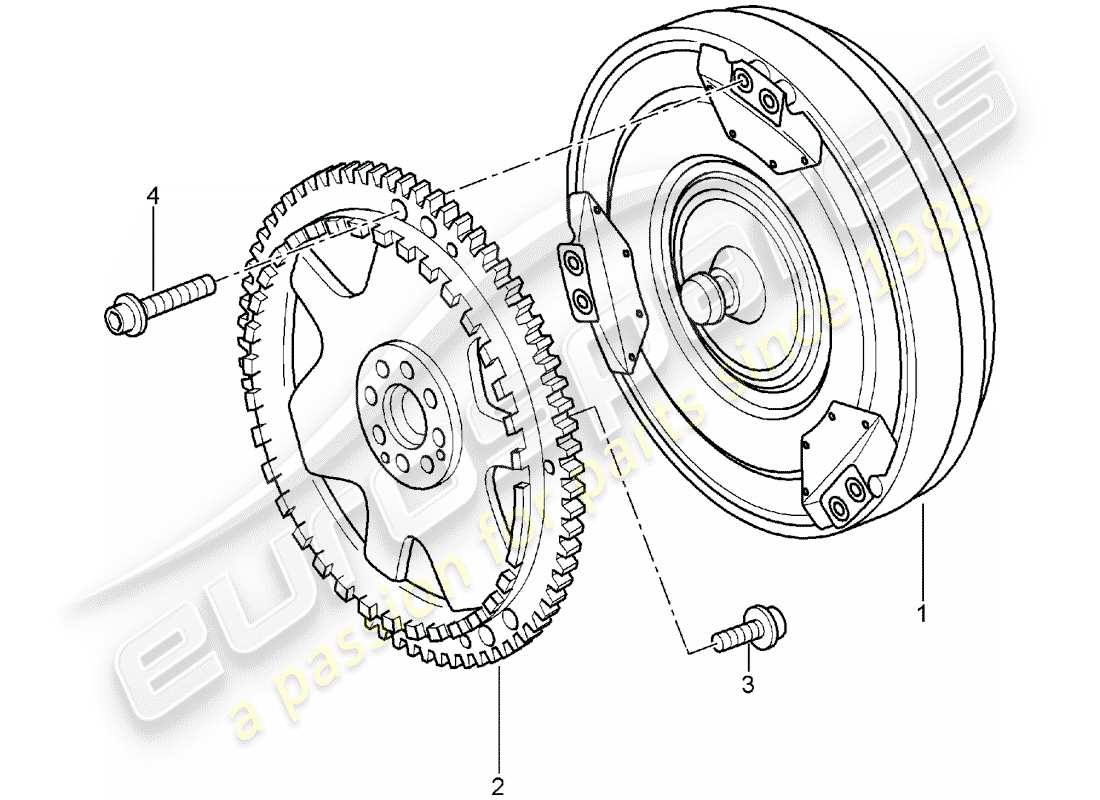 Porsche Boxster 987 (2008) tiptronic Part Diagram