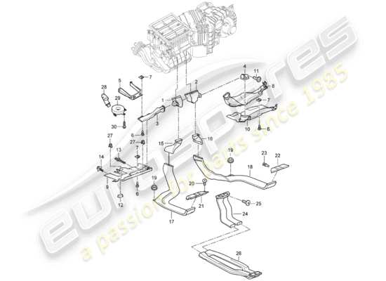 a part diagram from the Porsche Cayenne (2003) parts catalogue
