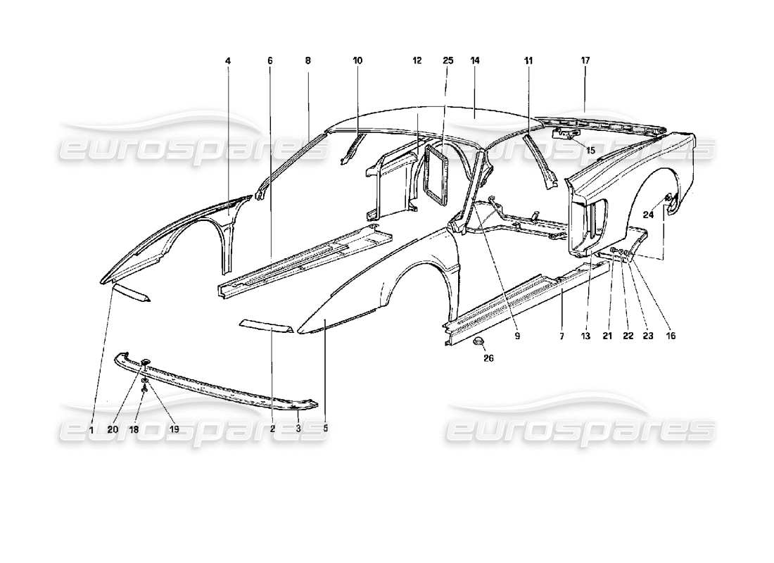 Part diagram containing part number 62768700