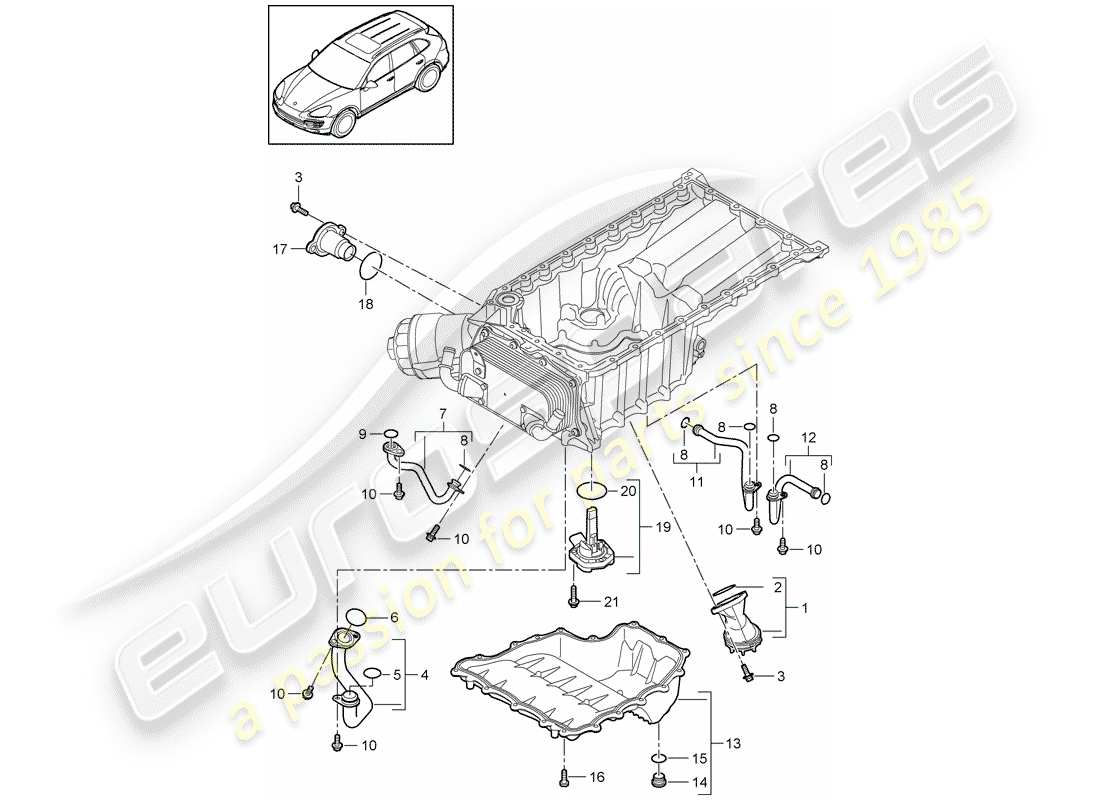 Porsche Cayenne E2 (2018) INTAKE MANIFOLD Part Diagram