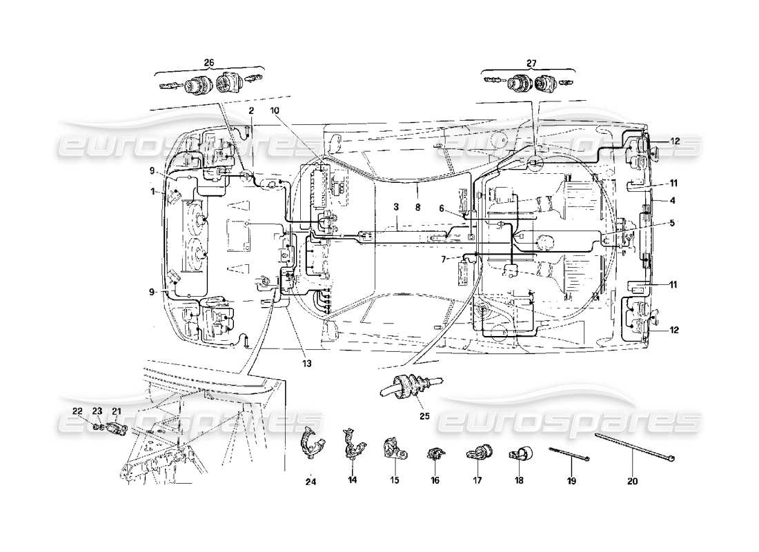 Part diagram containing part number 62425400