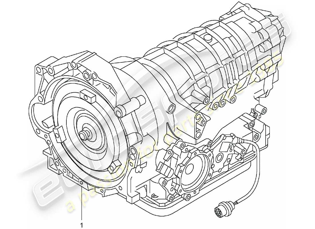 Porsche Replacement catalogue (1965) replacement transmission Part Diagram