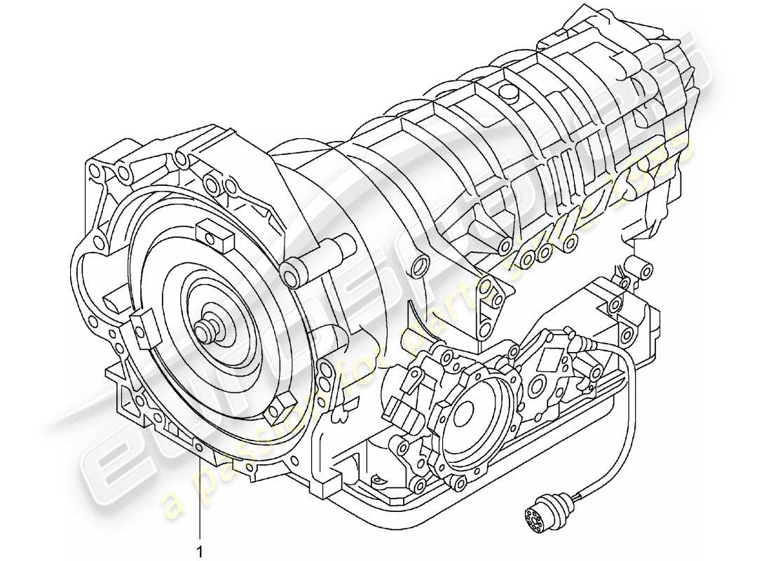 Porsche Replacement catalogue (1970) replacement transmission Part Diagram