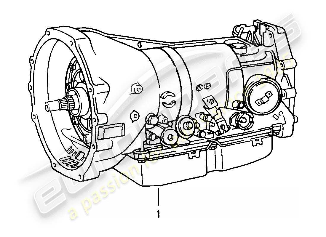 Porsche Replacement catalogue (1976) BODY GEAR Part Diagram