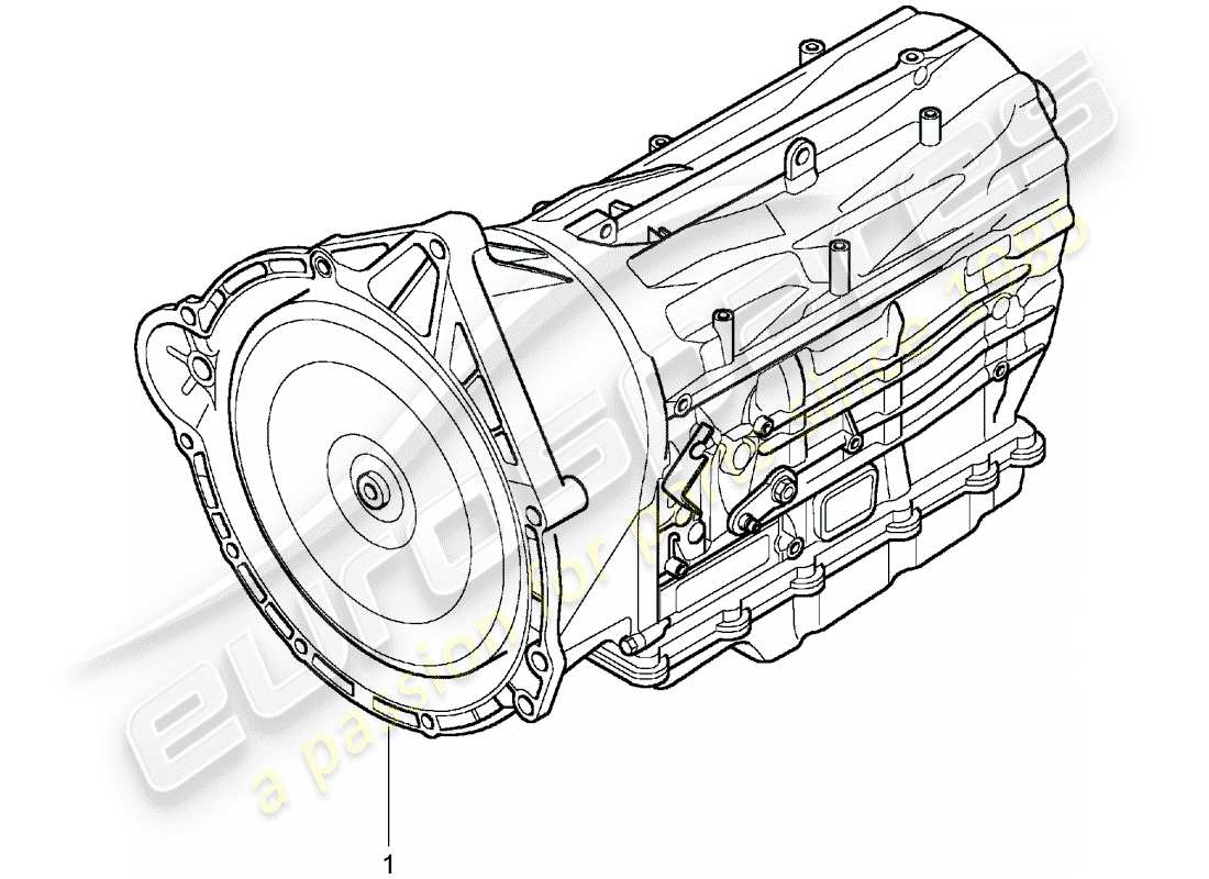 Porsche Replacement catalogue (2009) replacement transmission Part Diagram