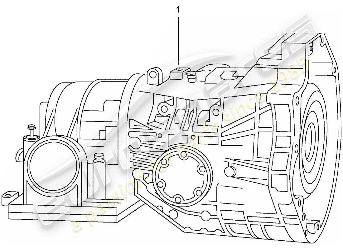 Porsche Replacement catalogue (2009) AUTOMATIC TRANSMISSION Part Diagram