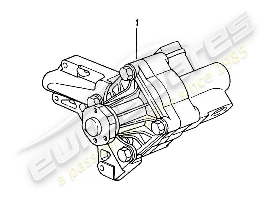 Porsche Replacement catalogue (2009) POWER-STEERING PUMP Part Diagram
