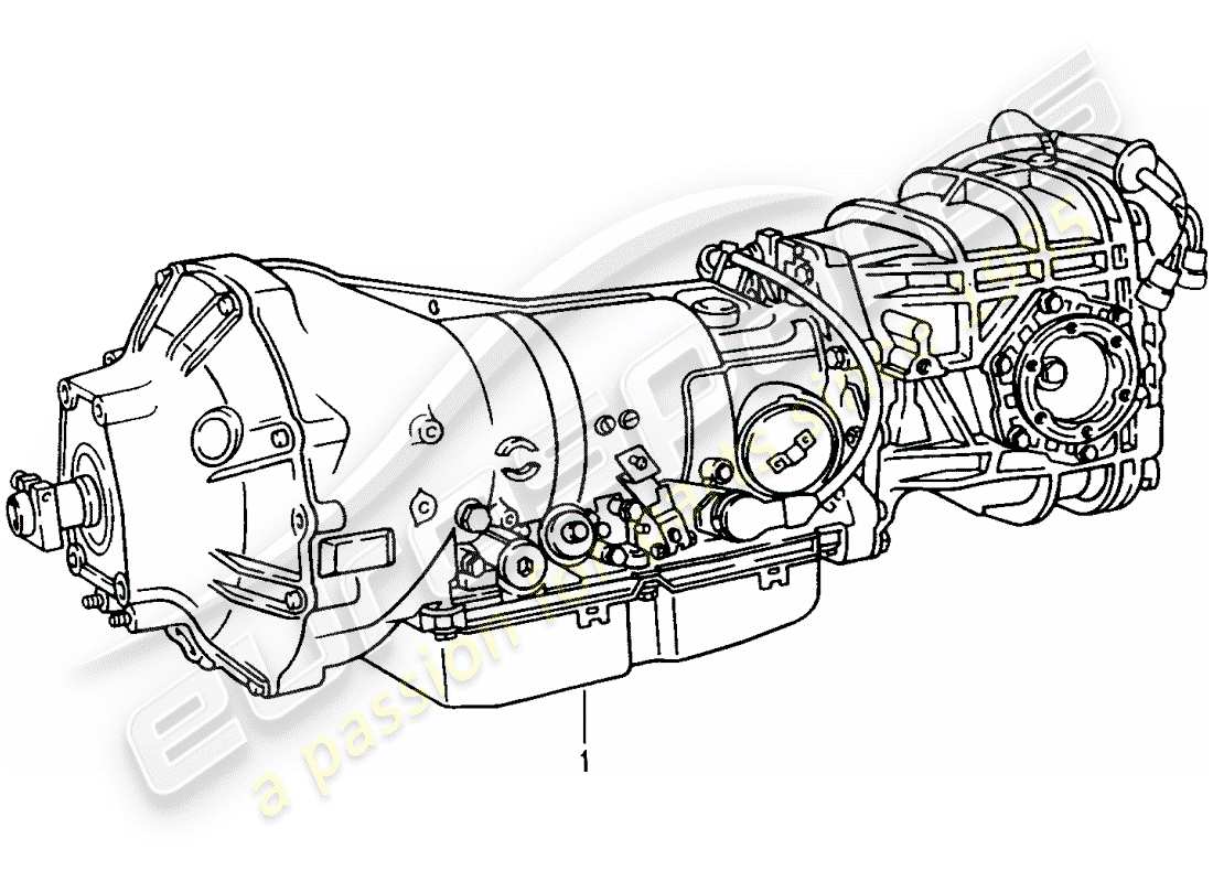 Porsche Replacement catalogue (2012) AUTOMATIC TRANSMISSION Part Diagram