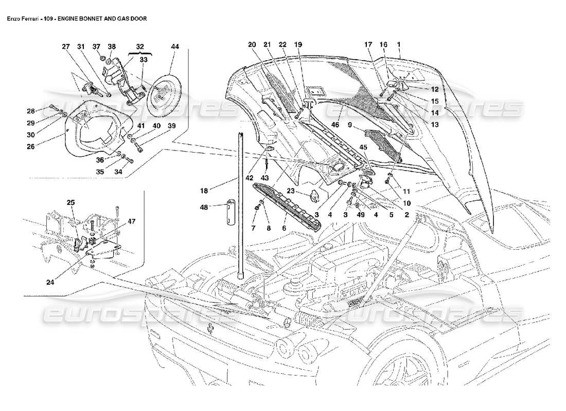 Part diagram containing part number 66572200